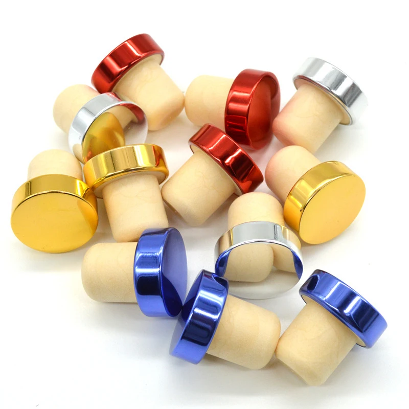 

1PCS T-shape Wine Stopper Silicone Plug Cork Bottle Stopper Red Wine Cork Bottle Plug Bar Tool Sealing Cap Corks For Beer
