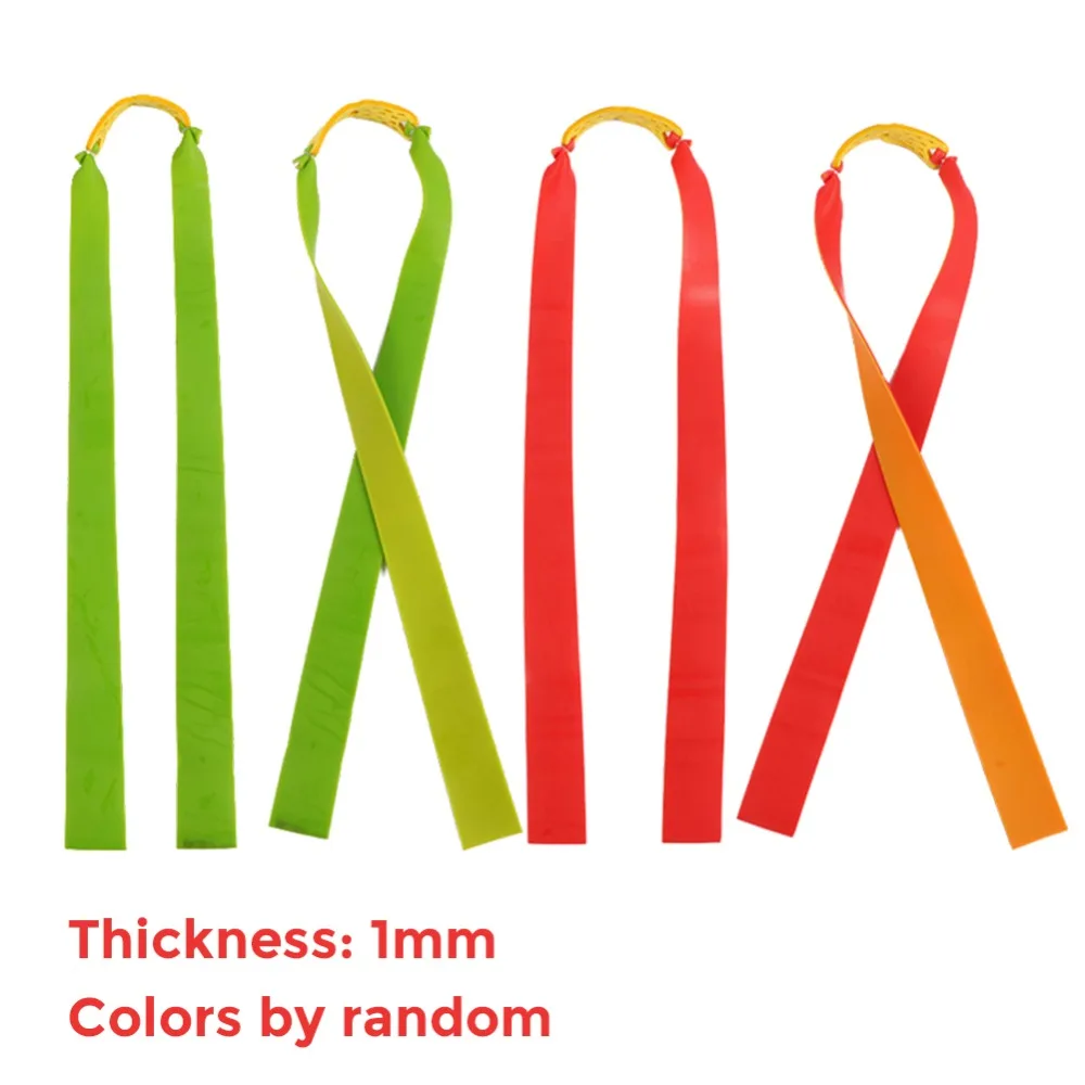 Barato Venta al por mayor 4 unids/lote Honda de banda de goma Durable de látex Natural de la catapulta para disparar KyndMnDW