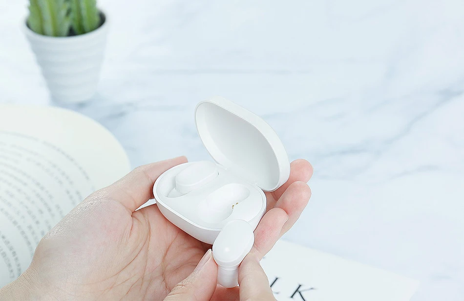 Xiaomi mi AirDots TWS Bluetooth наушники беспроводные наушники-вкладыши наушники гарнитура с mi c и зарядной док-станцией Молодежная версия