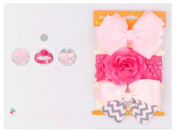 4  Party Souvenir Cotton Bow Hairbands Headwear For Children Elasticr Headwear Birthday Wedding Party Supplies Gifts For Guests