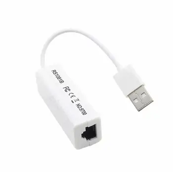 

50pcs USB Ethernet LAN Adapter Cable Internet Network For Nintendo Switch/ Wii / Wii U