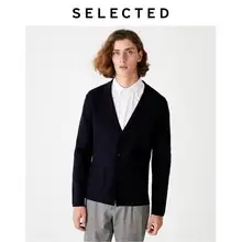 Отборный мужской Эластичный Хлопковый вязаный осенний кардиган, свитер, Одежда I | 419324533