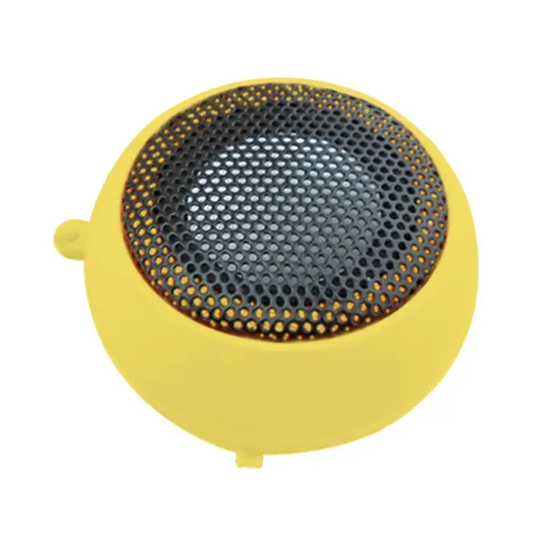 Yellow EDAL мини портативный круглый динамик усилитель для iPod айпад ноутбук для iPhone Tablet PC - Цвет: Yellow