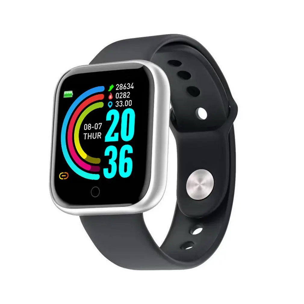 

Hot Sale Smart Watch Y68 Waterproof Bluetooth Sport SmartWatch Men For IPhone Fitness Tracker Heart Rate Monitor Women