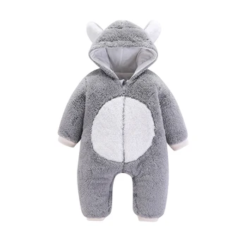 

Baby rompers newborn baby girls clothes Hooded pajamas Baby Hooded rompers warm winter animal costumes