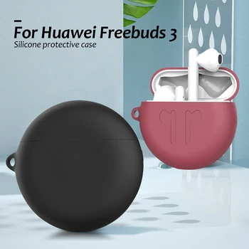 

Anti-fall Soft Silicone earphone Case For Huawei Freebuds 3 Wireless Headphones Earphone Case For Freebuds 3 Charging Case cover