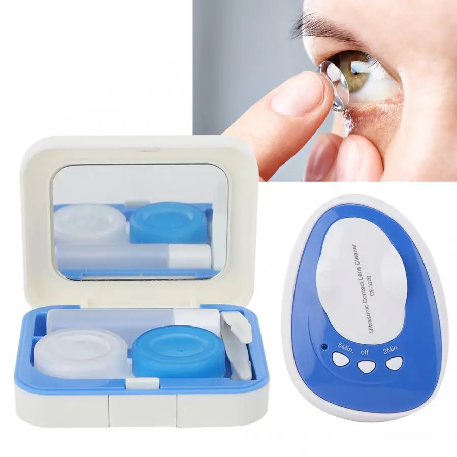 Contact Lens Cleaner 4ml Automatic Contact Lenses Cleaning Tools High