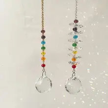 Стеклянный хрустальный шар Призма кулон Suncatcher Радуга производитель для окна, офиса, украшения сада 2 Упаковка/комплект