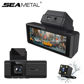 

Dual Lens Video Recorder 3 Inch Mini Dash Cam WDR Super Night Vision 1080P 24h Parking Monitor Car Dash Camera with Rear Camera