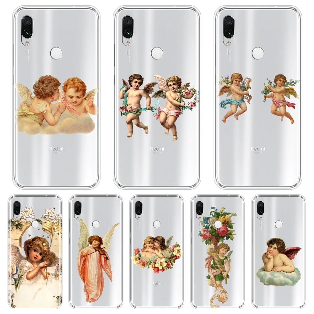 Чехлы для телефонов Xiaomi Redmi Note 7S 7 PRO Girl Angel Baby K20 Pro 7A GO Y2 Y3 силиконовый чехол Мягкая