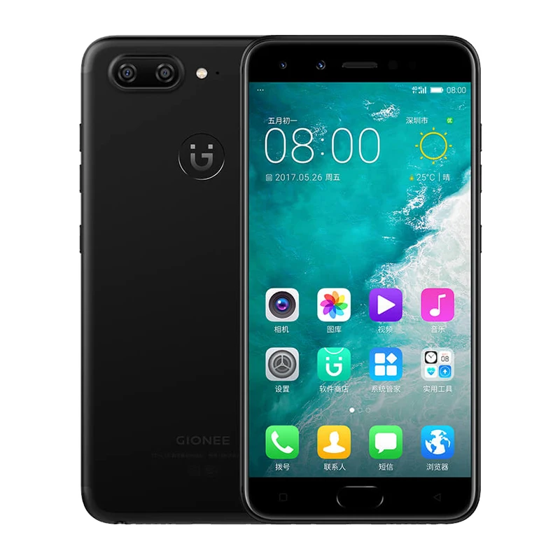 Gionee S10 4G LTE Смартфон Android 7,0 Helio P25 5," ips 1920x1080 6 Гб ram 64 Гб rom 20,0 МП 4 камера отпечаток пальца