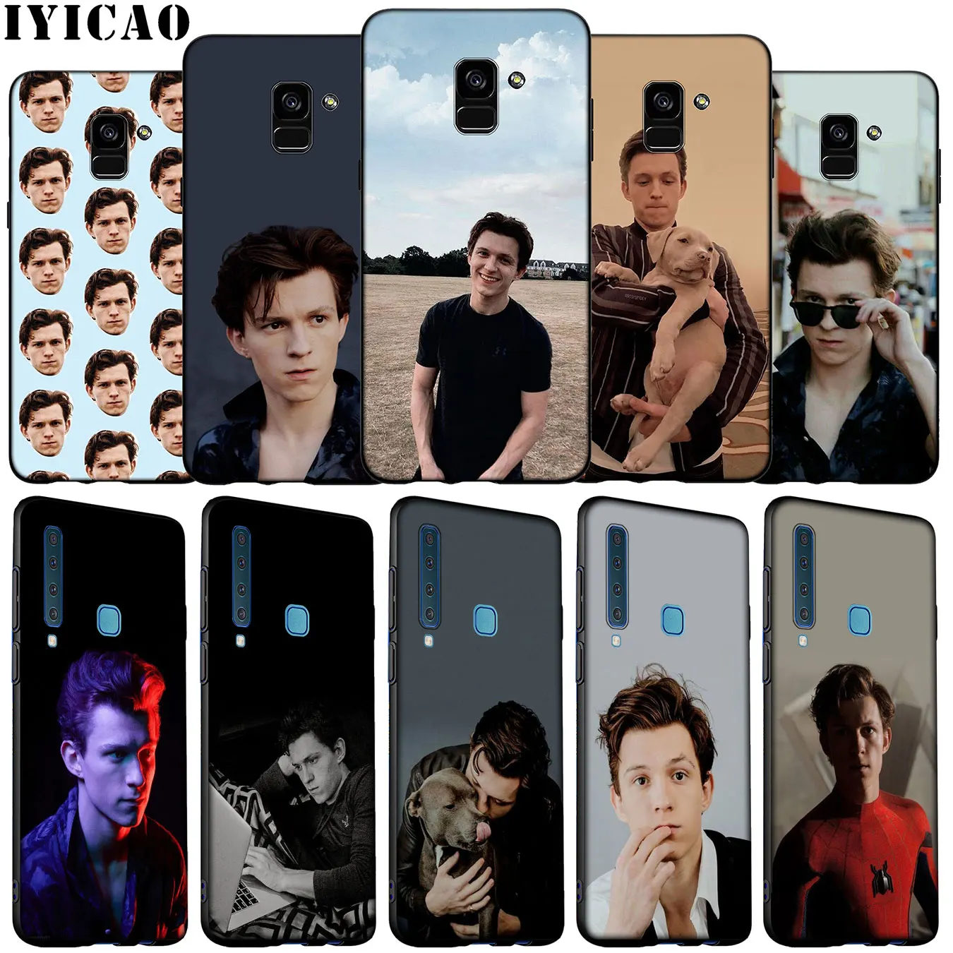IYICAO том Холланд мягкий чехол для телефона Samsung Galaxy A51 A71 A81 A91 A41 A21 A11 A01 A2 Core J8 J7 J6 J4 Plus
