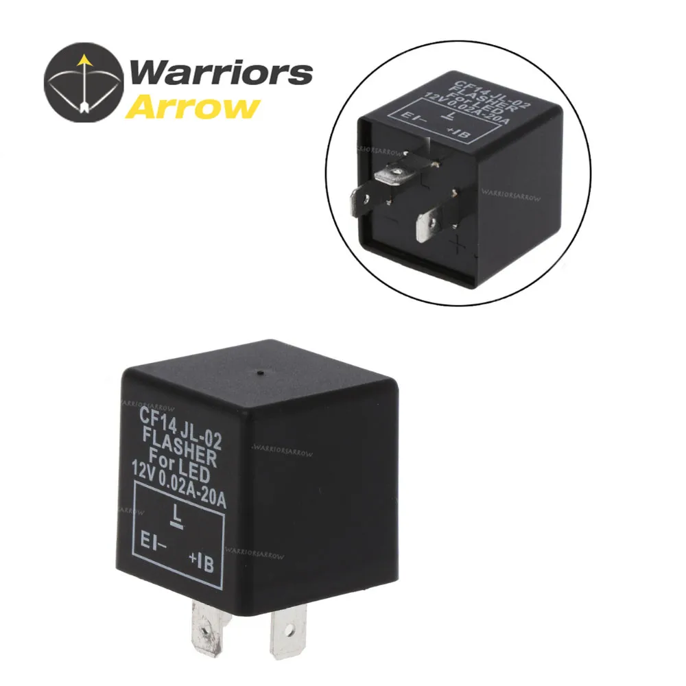 

SLP291468 3-Pin CF14 CF-14 JL-02 EP35 LED Flasher Relay Fix Turn Signal Hyper Flash