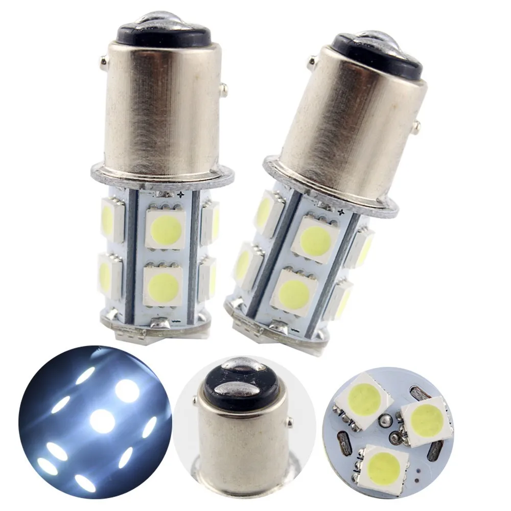 Автомобильный светодиодный фонарь рулевого управления S25 BA15s 1156 5050 13smd задний фонарь стоп-сигнал