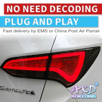 

AKD tuning cars Tail lights For Hyundai ix45 Santa Fe Santafe Taillights LED DRL Running lights Fog lights Rear parking