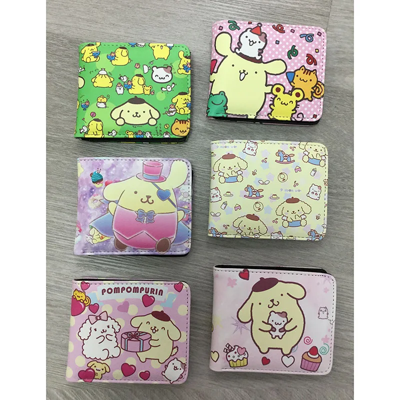 Милый мультяшный кошелек из аниме Pompompurin женский короткий студенческие