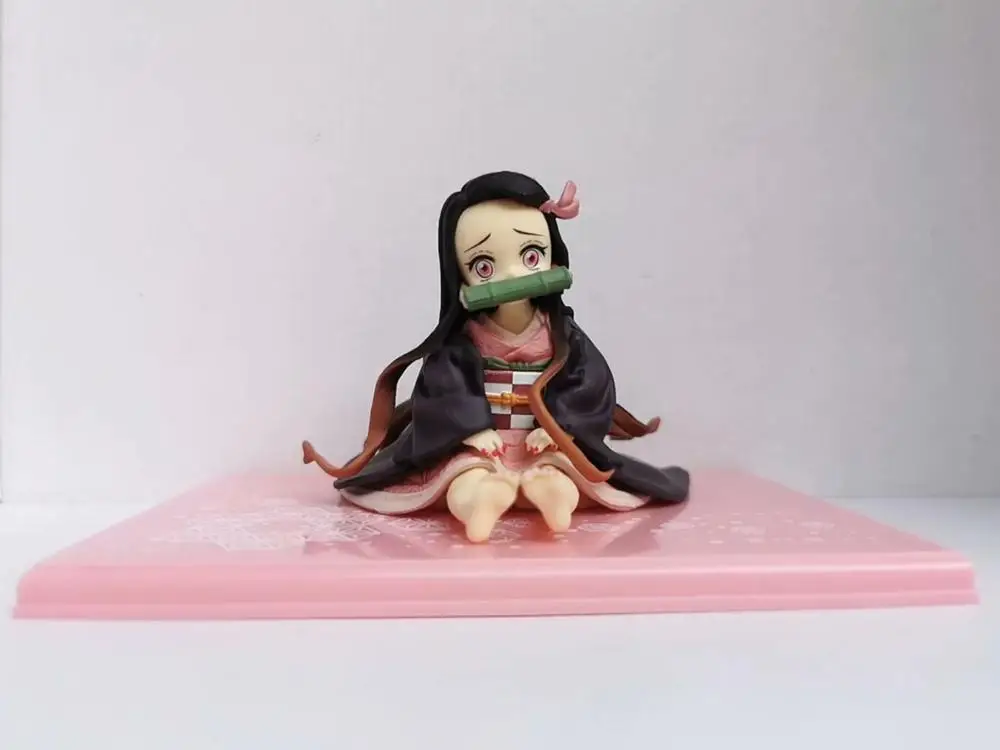 Kimetsu no Yaiba Nezuko ПВХ фигурка модель игрушки Demon Slayer Nezuko Аниме Фигурка милые фигурки игрушки - Цвет: no retail box