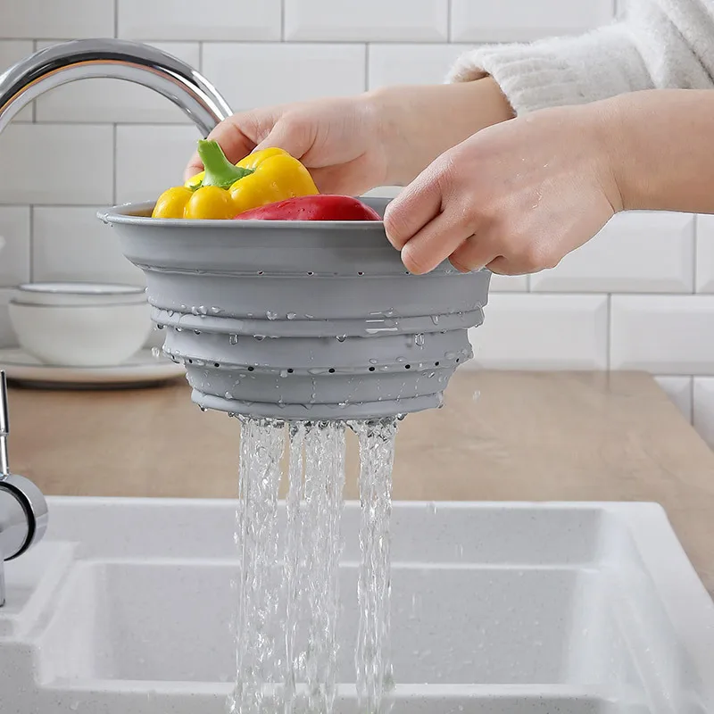 

Household Extendable Multi-functional Sink Cutting Board Cut Fruit & Vegetable Anvil Board Kitchen Small Chopping Board Water Dr