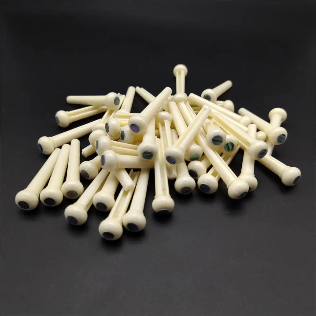 6 шт. ABS шпильки для акустической гитары в виде раковины с точечной инкрустацией для фольклорной гитары, Сменные аксессуары для гитары