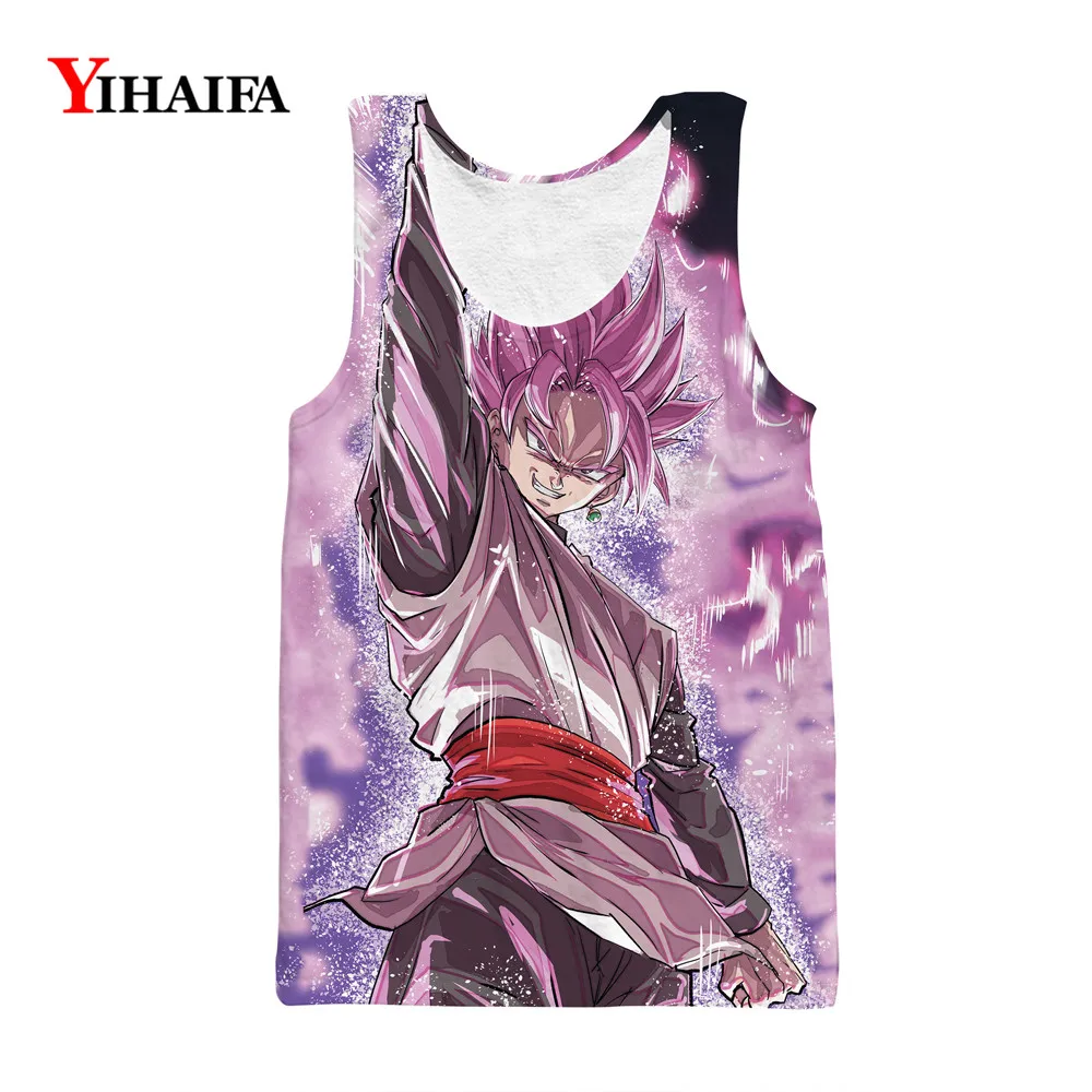 

3D Dragon Ball Z printed Men Tank Tops Exercise Sleeveless for boys bodybuilding exercise undershirt Cartoon Anime GYM Vest