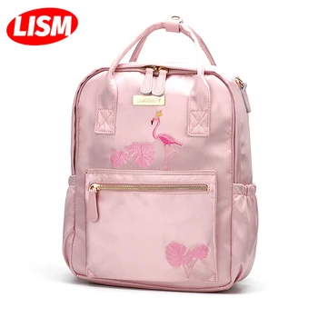 

Diaper Bag Backpack Baby Bag Large Capacity Mother Multi-function Waterproof Outdoor Traveling Diaper Bags For Baby Care Pink