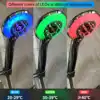 Digital LCD Display Adjustable 3 Mode 3 Color LED Plating Shower Head Light Temperature Sensor Bath Sprinkler Bathroom ► Photo 2/6