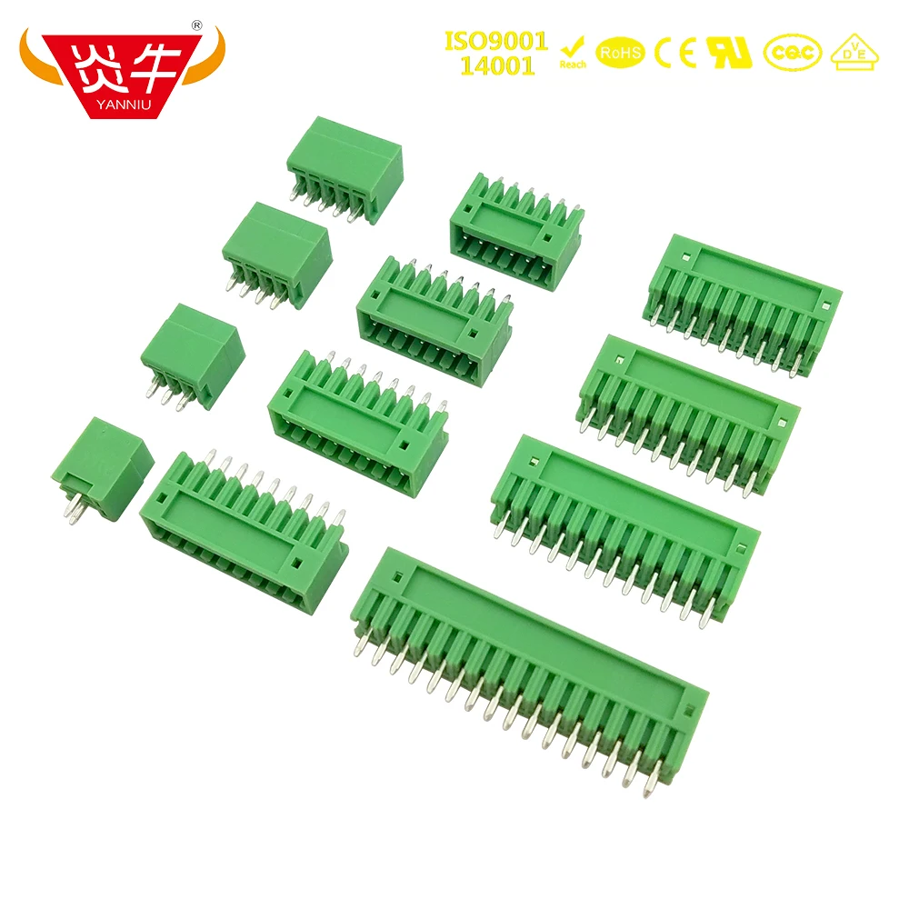 KF2EDGV 2 5 2P ~ 12P печатная плата подключаемый штекер TEMINAL блоки 15 edgcvc мм 2PIN 12PIN MCV 0 5/ 2-G-2 -