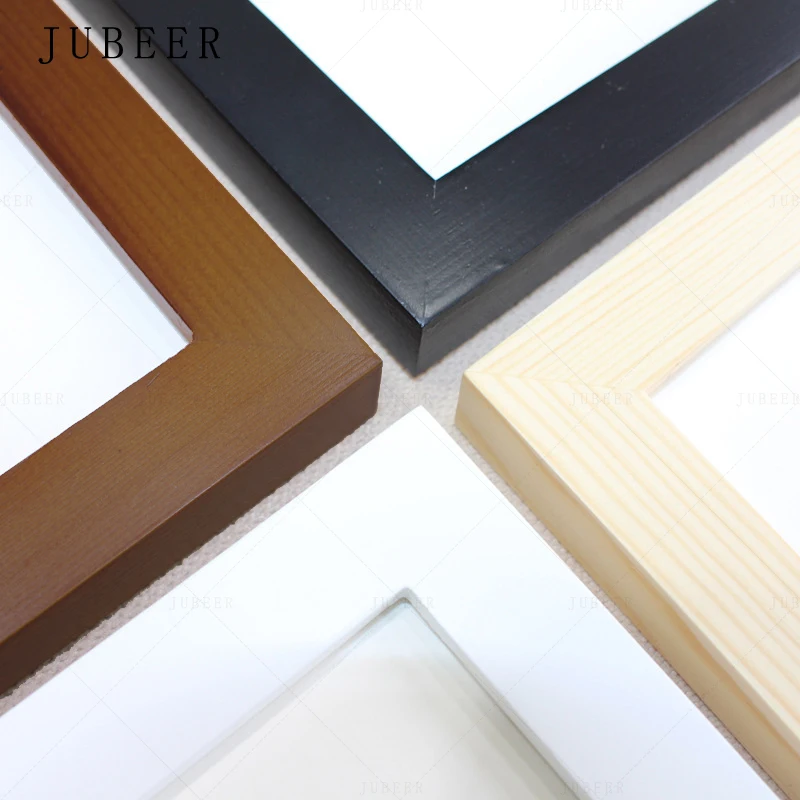 Nordic Simple Wooden Frame A4 A3 Black White Color Picture Photo Frames For Wall picture frames wall photo frame home decor photo frame