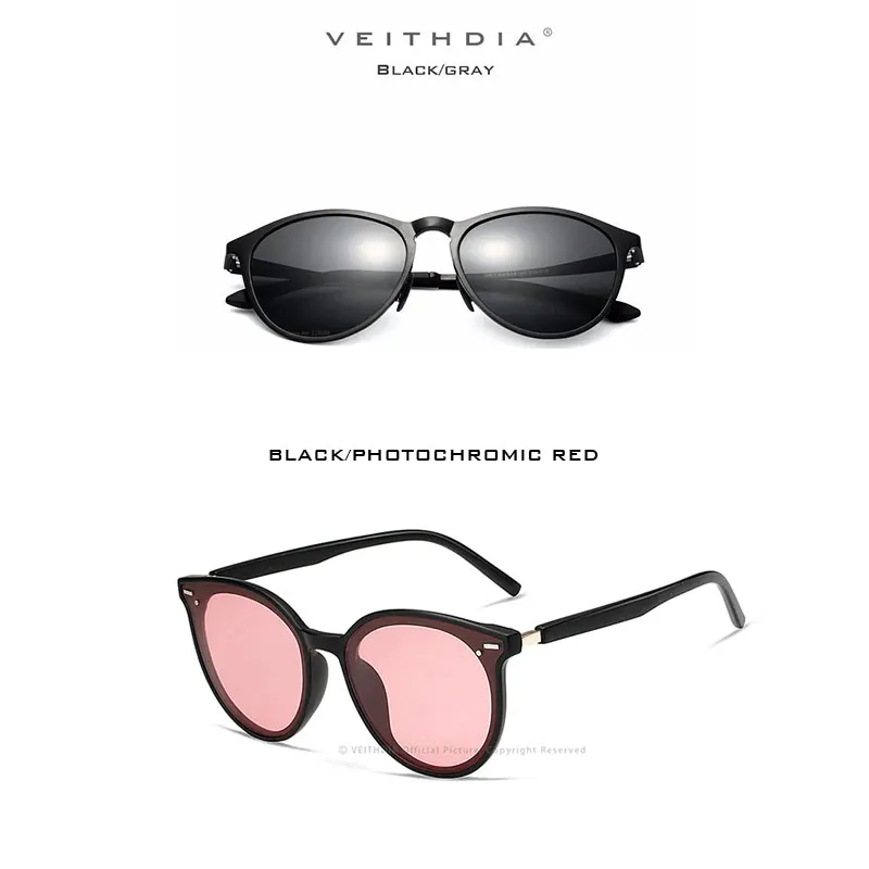Бренд veithdia 2 шт. пакеты алюминиево-магниевые фотохромные солнцезащитные очки поляризованные UV400 Линзы Аксессуары мужские солнцезащитные очки - Цвет линз: 02