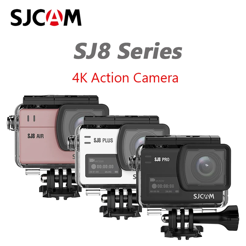 Оригинальная Экшн камера SJCAM SJ8 серии Air и Plus Pro 1290P 4K WIFI дистанционное управление