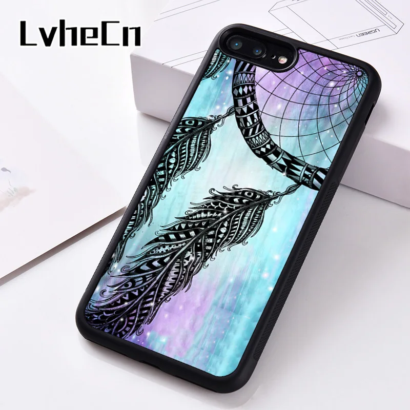LvheCn силиконовый чехол для телефона iPhone 6 6S 7 8 Plus 5 5S SE X XS XR 11 PRO MAX Ловец снов с