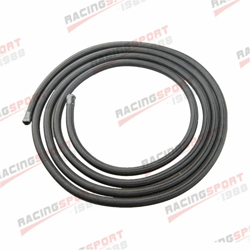 3M 9.8FT нейлоновая крышка Плетеный 1500 PSI-16AN AN16 масляный топливный газовый шланг черный