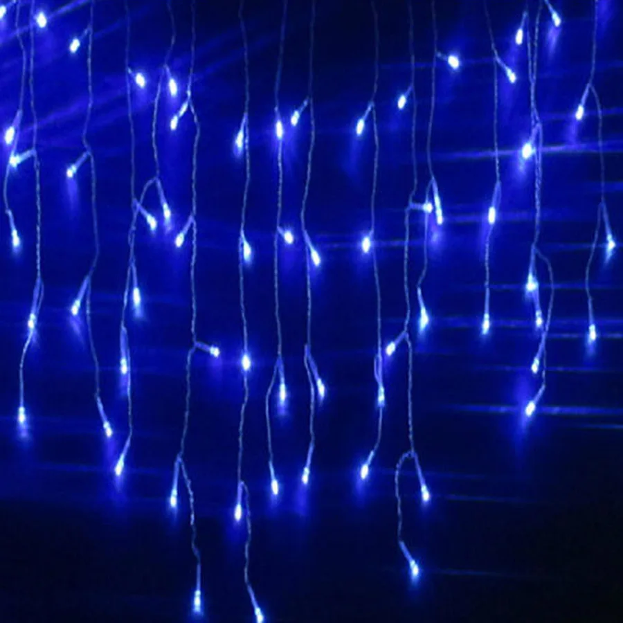LED Curtain Icicle String Fairy Light 3-24M LED Christmas Garland Indoor Outdoor Party Garden Stage Decorative Lights 110V 220V (12)