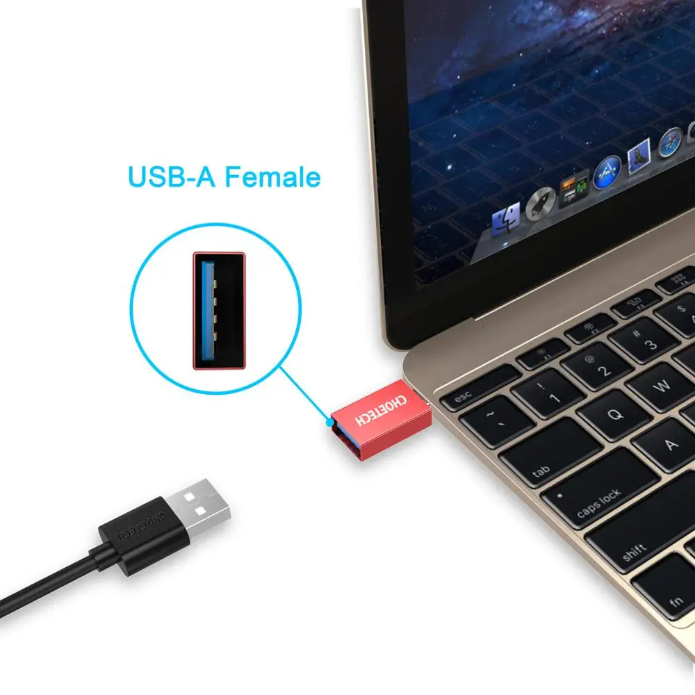 CHOETECH usb type C OTG адаптер usb type-c конвертер для Xiaomi Mi 9T huawei mate 20 P30 P20 Pro samsung S10 S9 USB-C разъем