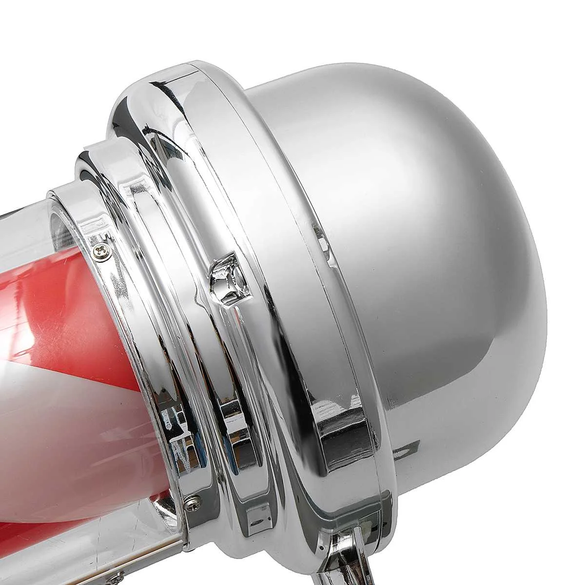 Вращающийся светильник для парикмахерской в красно-белую полоску, вращающийся светильник в полоску, настенный светодиодный светильник для парикмахерской