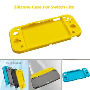 

Silicone Protective Half pack Pure colour Case Cover For Switch Lite Console Soft case Light weight 40SEP26