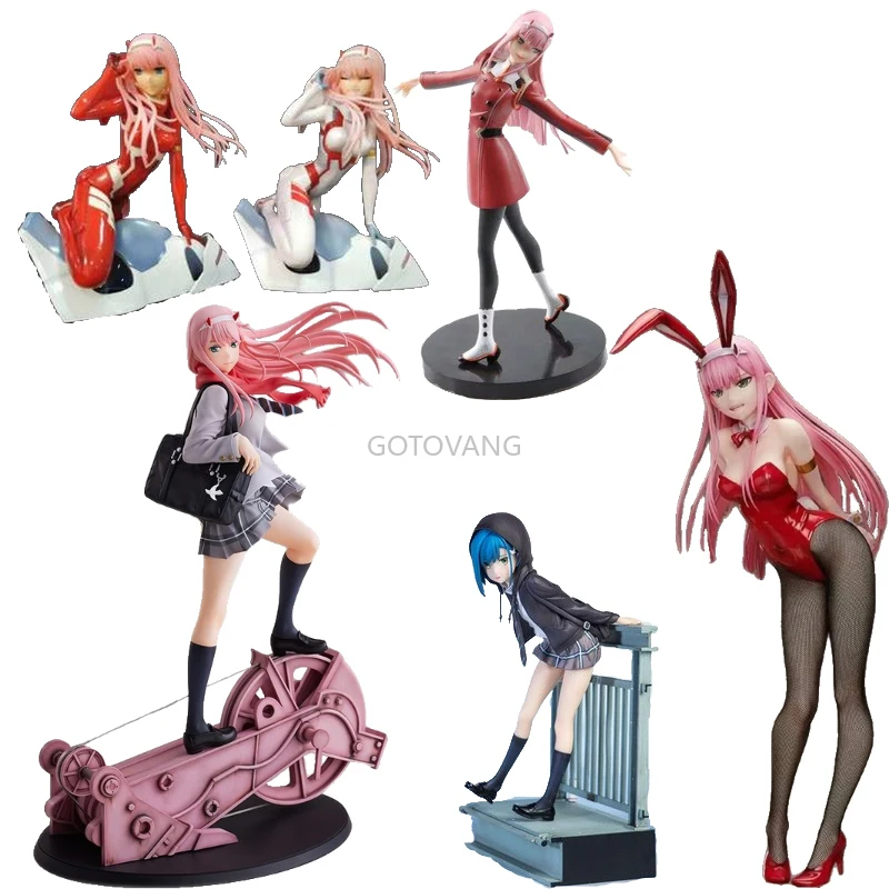 Экшн-фигурка японского аниме Дарлинг в франксе ПВХ Zero Two Bunny Girl пикантная девушка