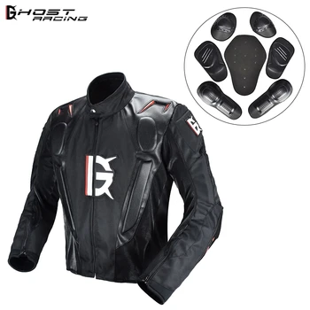 

GHOST RACING Breathable Motorcycle Jacket Racing Armor Protector Motocross Full Body Protection Cycling Jacket Protective Gear