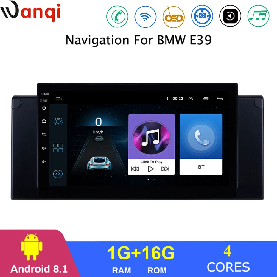 8 inch Original style android 8.1 car multimedia player navi For BMW E53 X5 E39 5 M5 1997-2006 with SWC BT WIFI Sedan No dvd | Автомобили