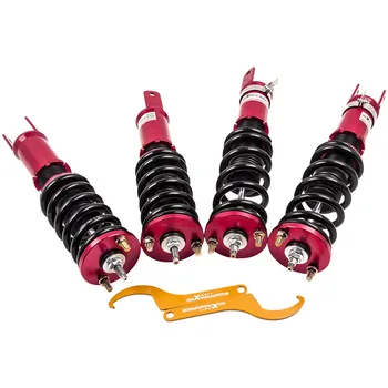 

COILOVERS SHOCKS SET Adj. Damper Struts Convertible Spring For HONDA S2000 AP1AP2 2000-2009 Adj Height 24 Ways