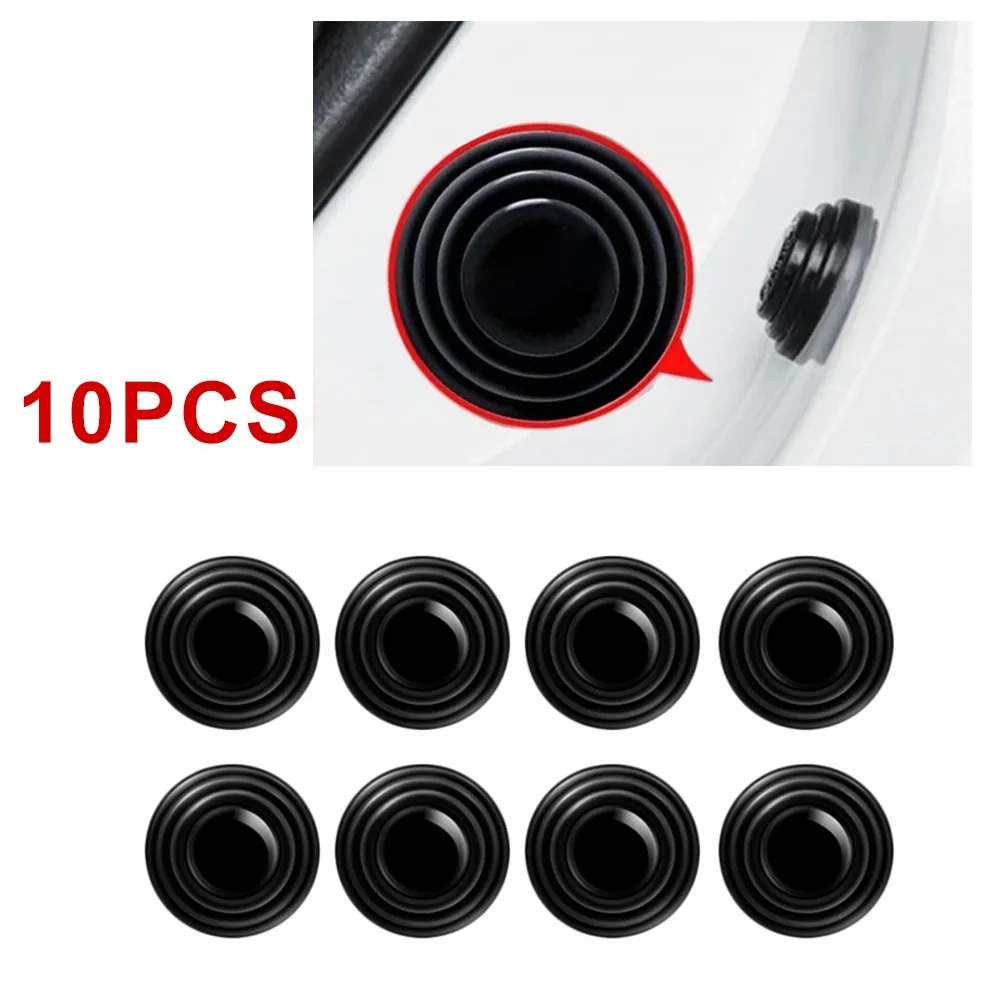 10PCS Car Door Absorber Cushion Gasket Decoration Sticker Particles Front And Shock-Absorbing Gasket Car & Truck Parts car hood