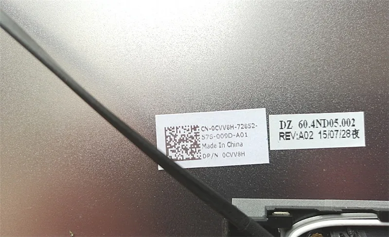 Чехол для ноутбука Dell Vostro V131 E3330 Ashell, серебристая задняя крышка для ЖК-экрана, верхняя крышка 0CVV8H 074MJD 60.4ND0.5002