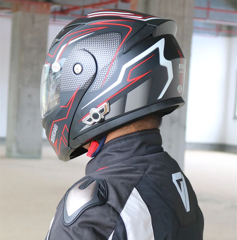 Men Women Bluetooth Motorcycle Helmet Flip Up Waterproof Longer Endurance Double Scratch Proof Anti Fog Visors Men Women Bluetooth Motorcycle Helmet Flip Up Waterproof Longer Endurance Double Scratch Proof Anti Fog Visors
