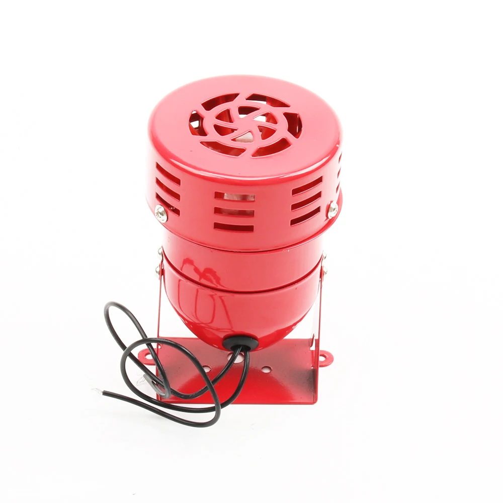 AC 220V 110V DC 12V 24V 110DB Red Mini Metal Motor Siren Industrial Alarm Sound electrical guard against theft MS-190 | Обустройство