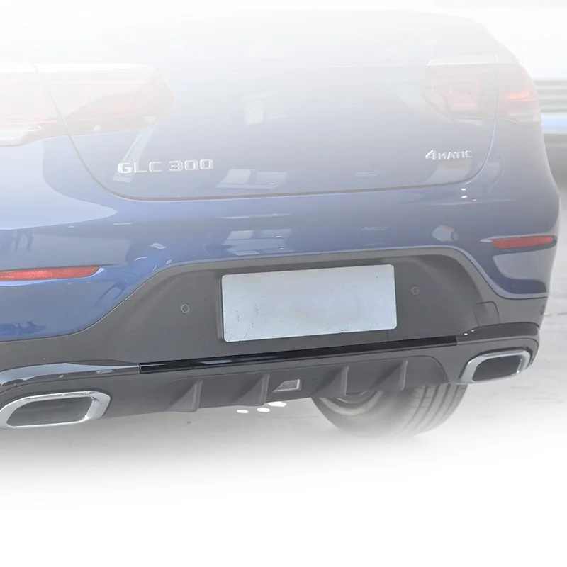OE 2538858705 GLC260 GLC300 защита заднего бампера ABS черная отделочная полоса для Benz W253 2020 2021