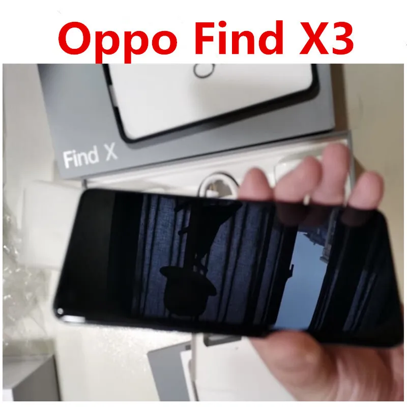 Original Oppo Find X3 5G Mobile Phone 6.7" 120HZ AMOLED Fingerprint Snapdragon 870 50.0MP 65W Super Charger 8GB Ram 256GB Rom