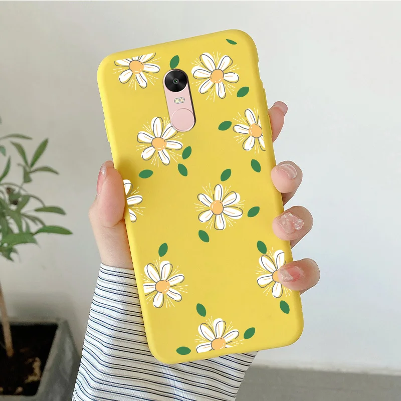 Matte Silicone Soft TPU Shell For Xiaomi Redmi Note 4 4x Note 5Pro Note 5A Cartoon Butterfly Shell For Redmi Note5a Phone Cover cell phone lanyard pouch Cases & Covers