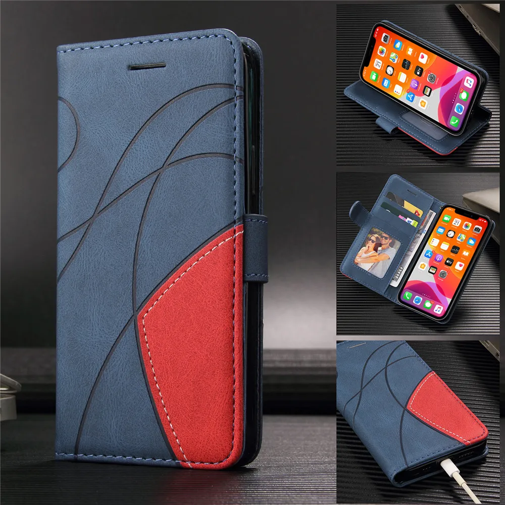 cute samsung cases Samsung Galaxy A9 2018 Case Leather Wallet Flip Cover Samsung Galaxy A9 2018 Phone Case For Galaxy A7 2018 Luxury Flip Case cute phone cases for samsung 