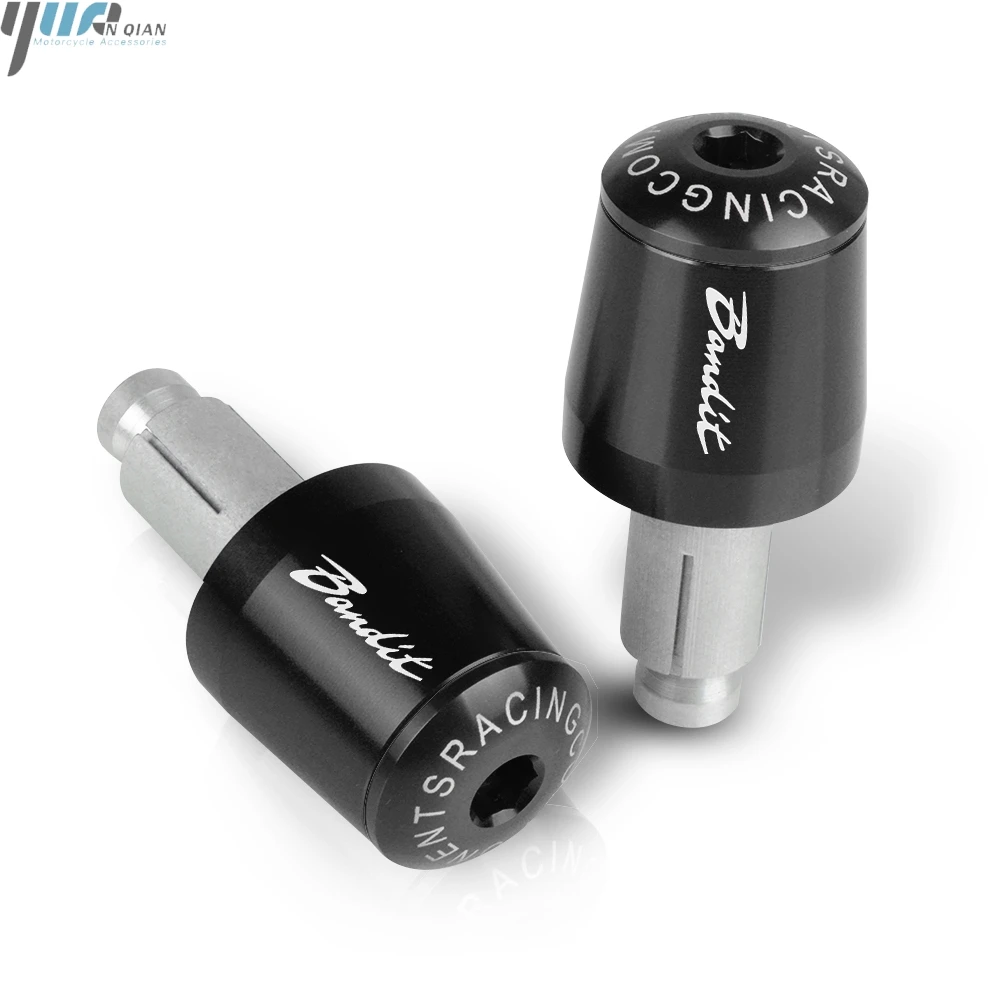 

For SUZUKI GSF 1200 1250 600 Bandit Motorcycle Motorcycle Accessories 7/8" 22MM Handlebar Hand Grips Handle Bar End Cap