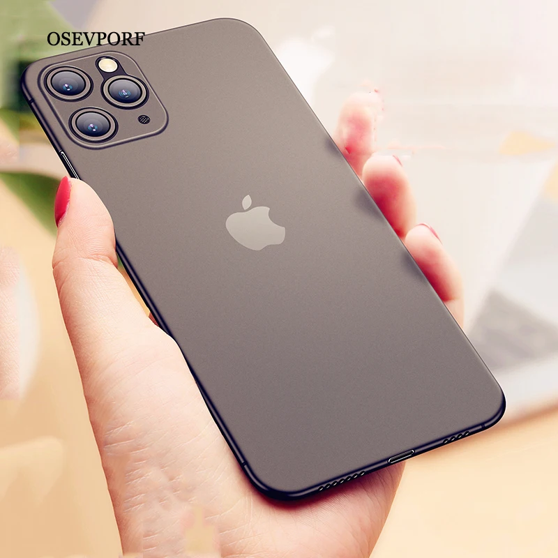 OSEVPORF Ultra Thin Hard PC Case On The For iPhone 12 13 X XR XS Max Full Cover 11 Pro 11Pro Shockproof Slim | Мобильные телефоны и